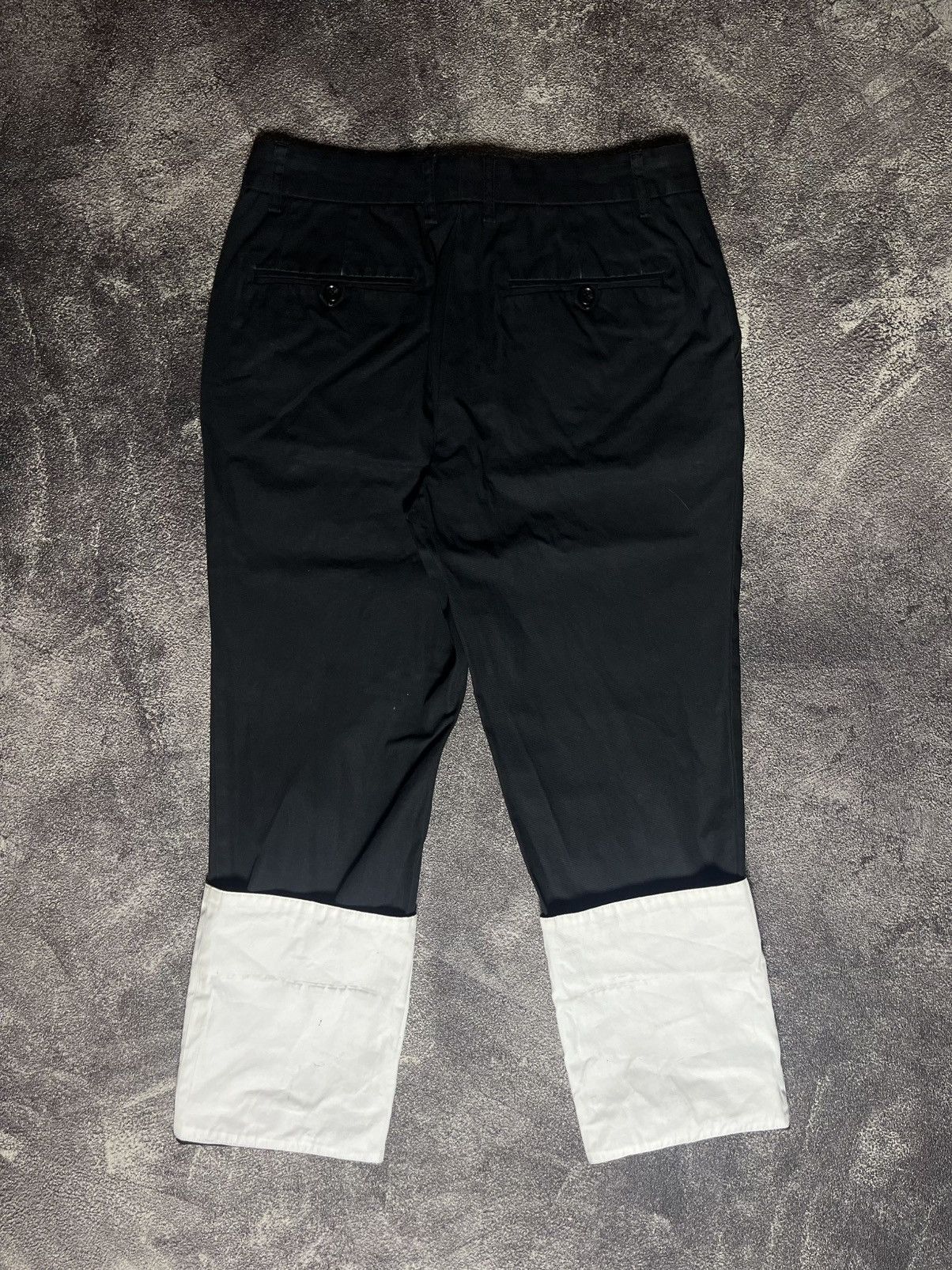 Jean Paul Gaultier Jean paul gaultier for sept premieres cuff pants Size 28" / US 6 / IT 42 - 6 Thumbnail