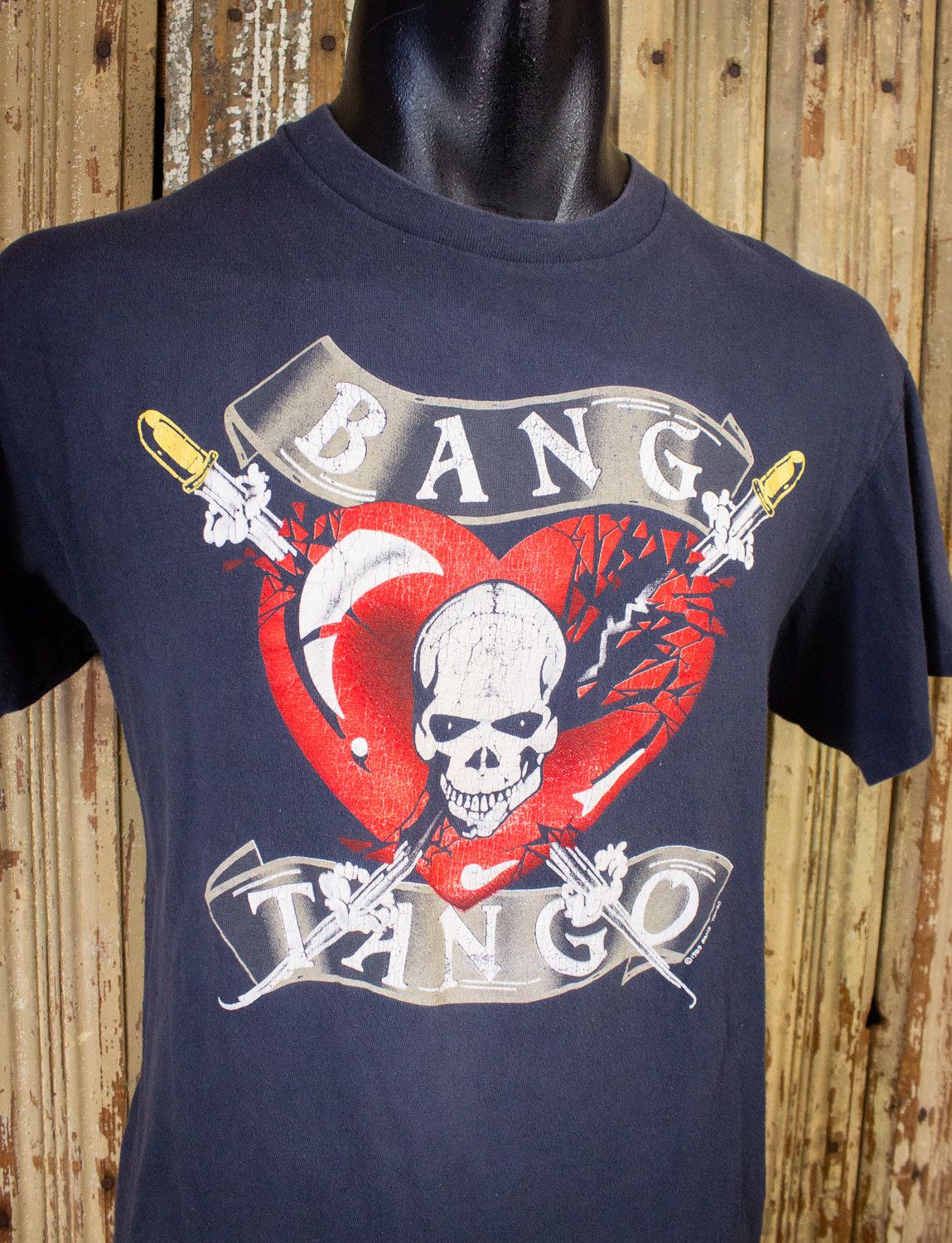 Band Tees × Vintage Vintage Bang Tango Psycho Cafe Concert T Shirt 1989 Size US L / EU 52-54 / 3 - 4 Thumbnail