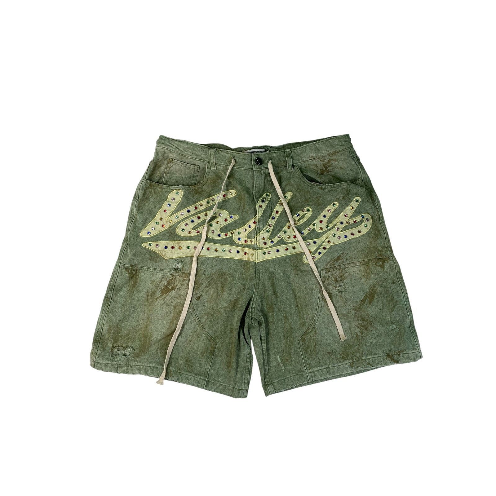 Vale 'Skittles' Olive Shorts