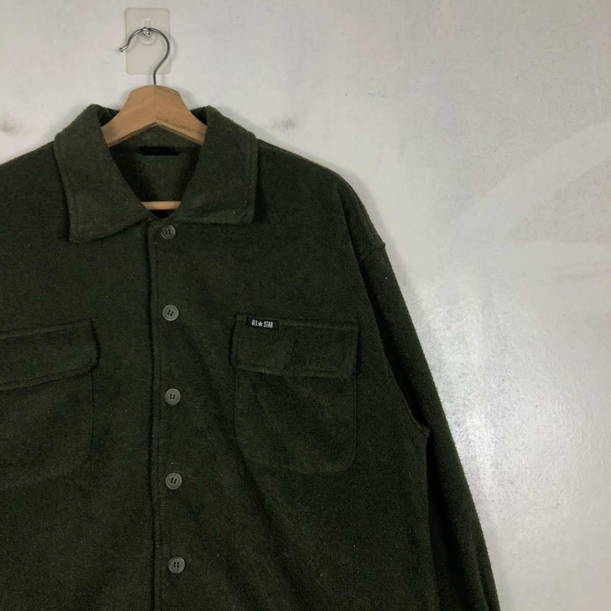Japanese Brand 📌VINTAGE FLEECE CHORE JACKET FLANNEL CONVERSE BOSTON USA Size US M / EU 48-50 / 2 - 8 Thumbnail