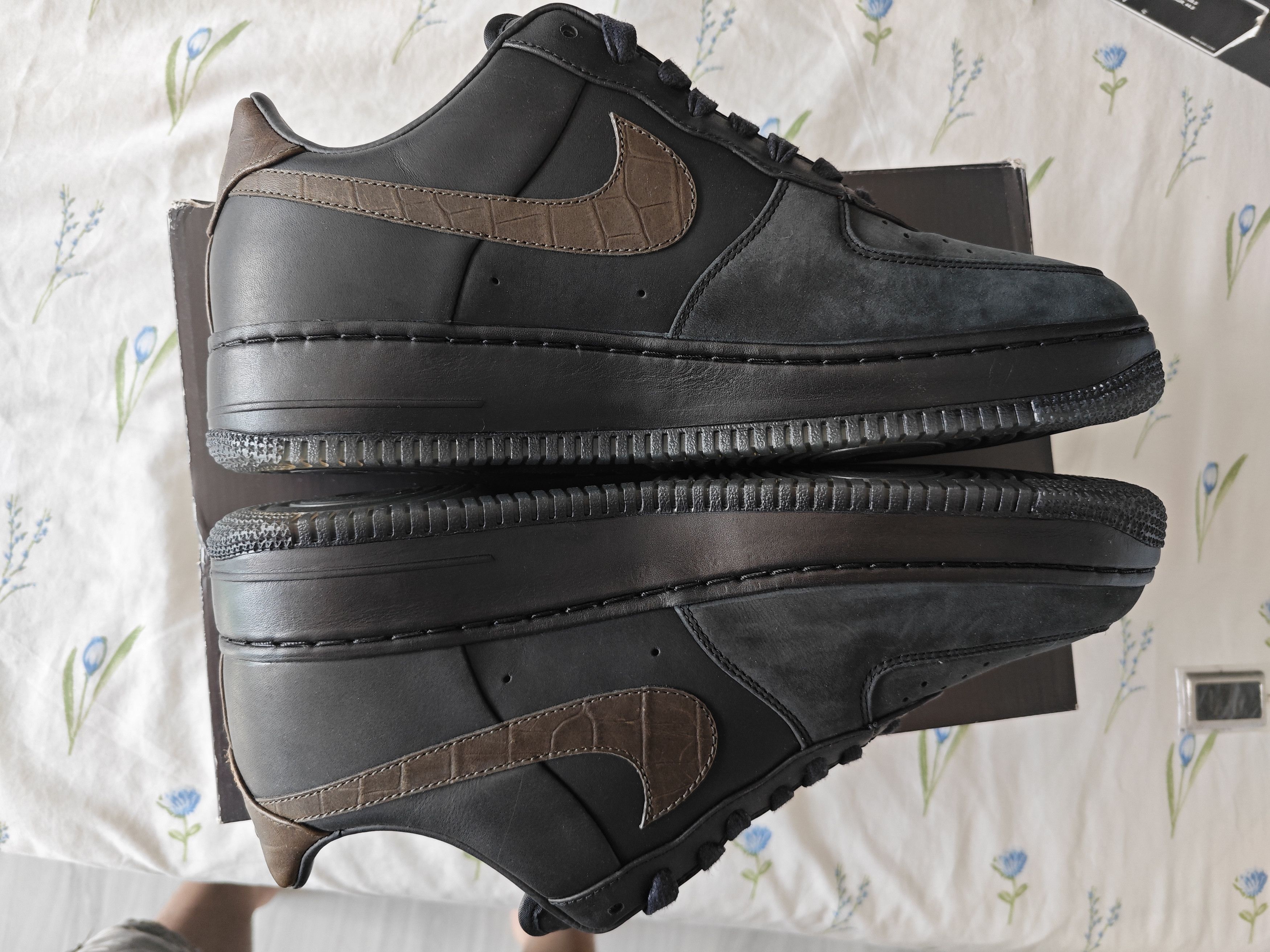 Nike Nike Air Force 1 Low Supreme I/O Black Crocodile (Size 11) Size US 11 / EU 44 - 4 Thumbnail