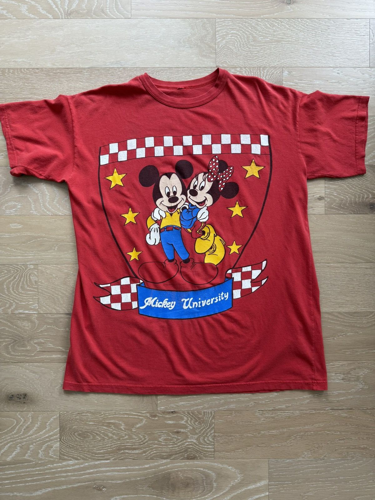 Disney Rare Vintage Mickey University Mickey and Minnie Mouse Shirt Size L / US 10 / IT 46 - 11 Thumbnail