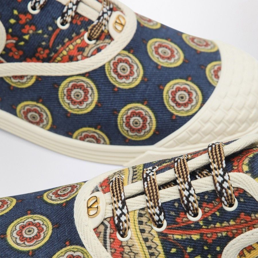 Valentino o1d2blof1025 Low-Top Sneakers in Multicolor Size US 9.5 / EU 42-43 - 5 Thumbnail