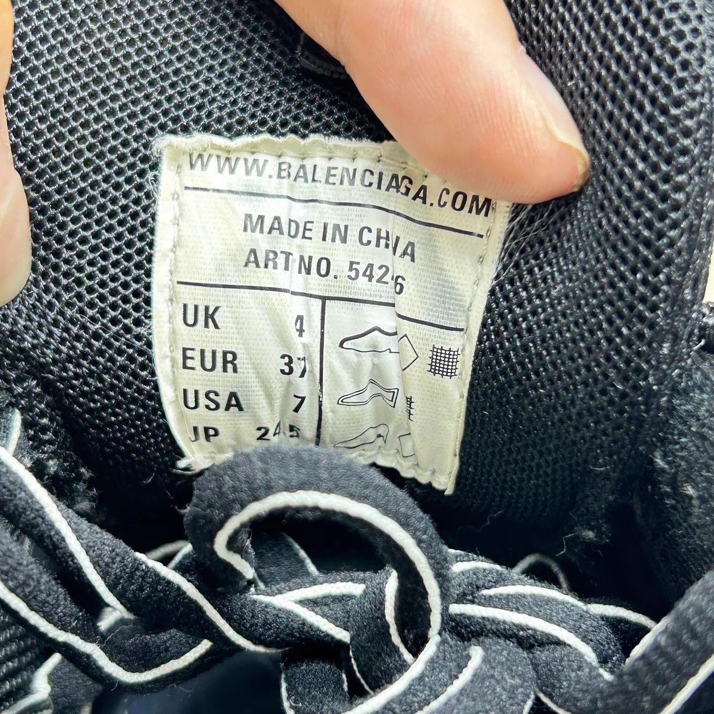 Balenciaga Balenciaga Track Black 95 New Sneakers Size US 6.5 / IT 36.5 - 7 Thumbnail