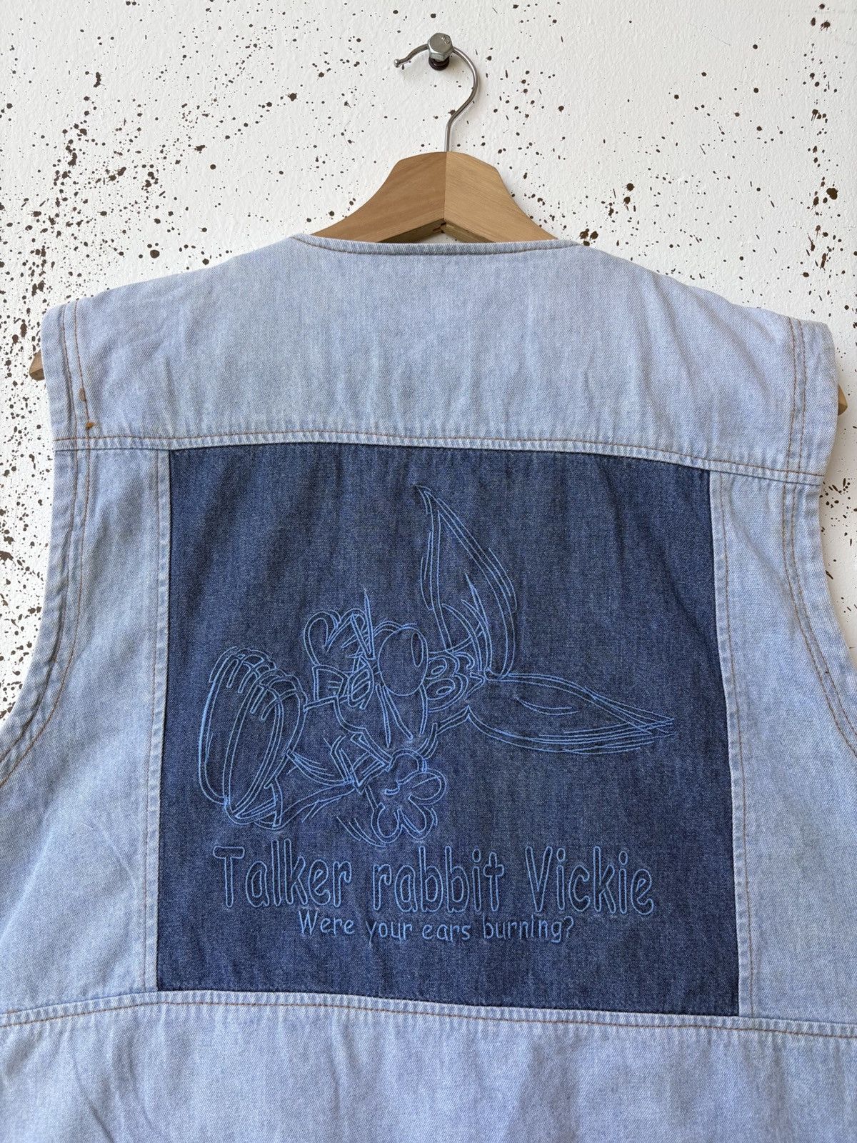 Cartoon Network NYC Embroidered Denim Vest Jacket Cartoon Motif Size US M / EU 48-50 / 2 - 9 Thumbnail