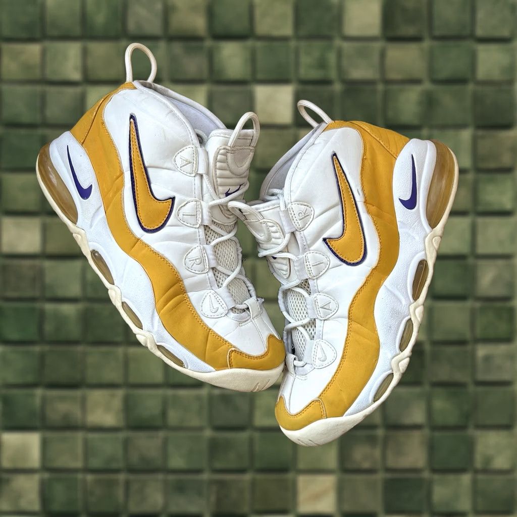 Nike VINTAGE Nike Air Max Tempo Basketball Men White 2003 10.5 US Mens Penny Pippen Jordan LA Lakers UPTEMPO Shirt? Size US 10 / EU 43 - 1 Thumbnail
