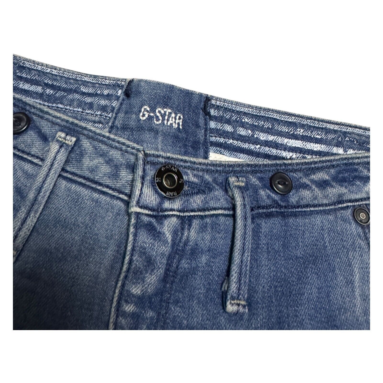 G-Star G STAR RAW ARC Navy 3D TAPERED BRACES Denim Jeans 12 Size 32" / US 10 / IT 46 - 4 Thumbnail