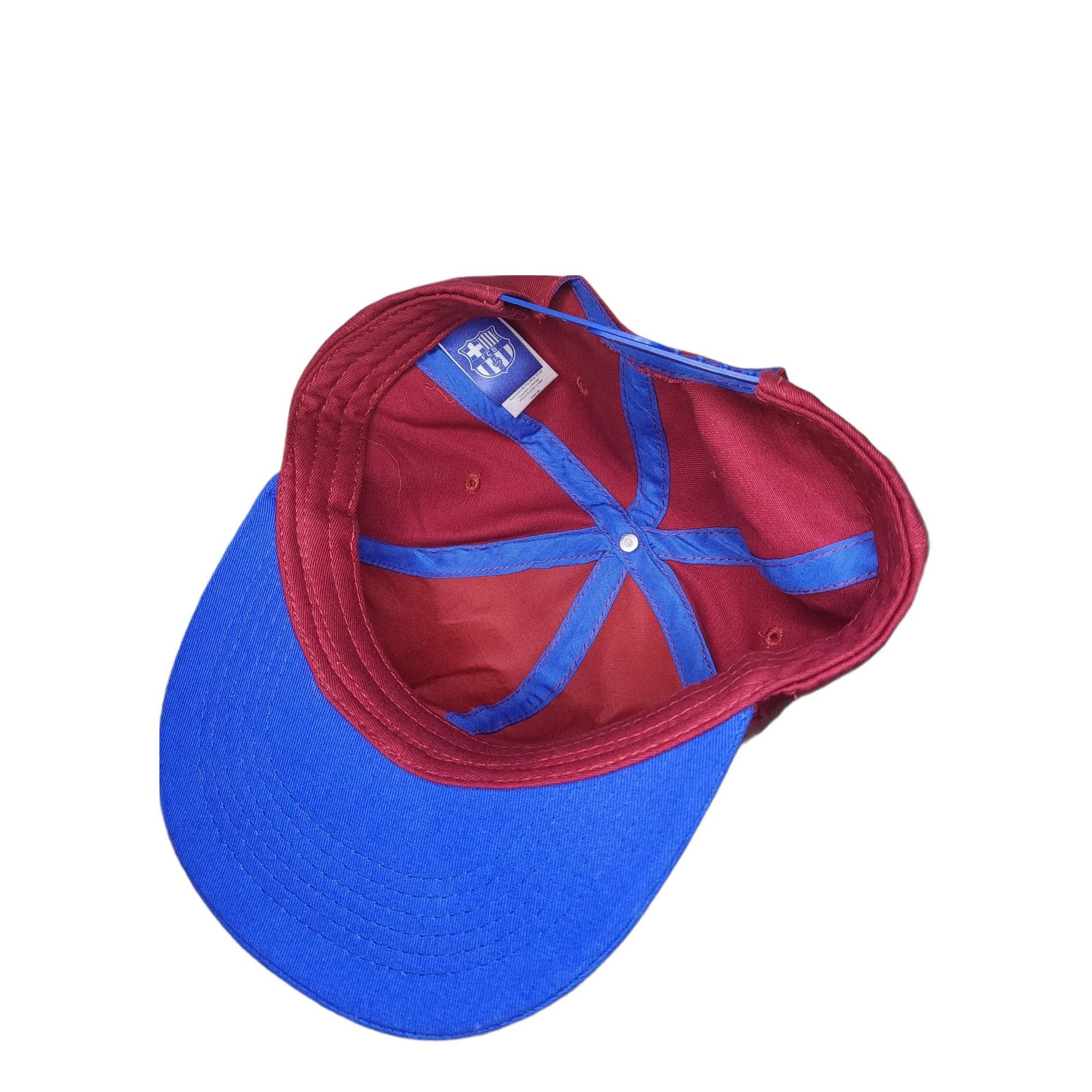 Chelsea Soccer FC Barcelona Snapback Hat Maroon Blue Logo Embroidered Casua Size ONE SIZE - 5 Thumbnail