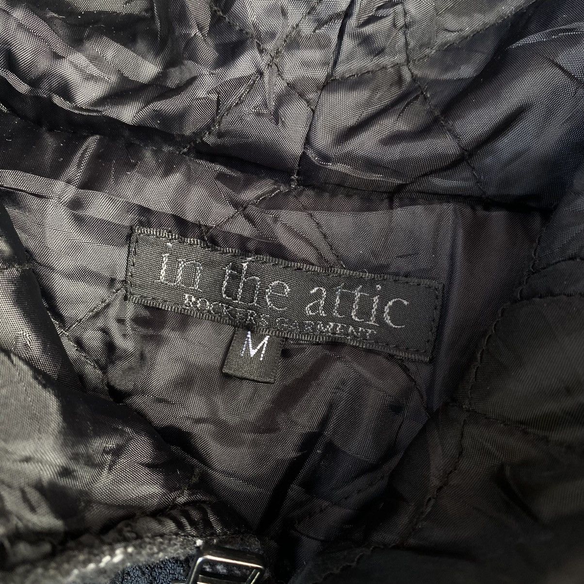 In The Attic Vintage In The Attic Checkered Zipper Wool Hoodie Jacket.#F8 Size US M / EU 48-50 / 2 - 5 Thumbnail