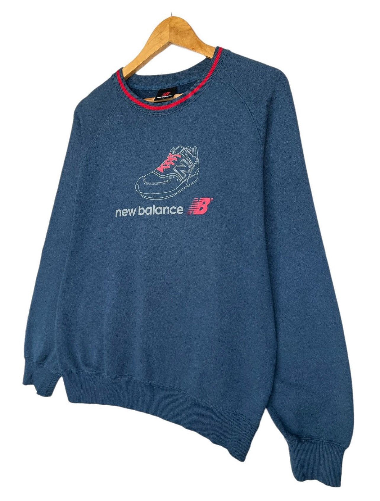 New Balance Vintage Y2K New Balance Sweatshirt New Balance Crewneck Size US M / EU 48-50 / 2 - 3 Thumbnail