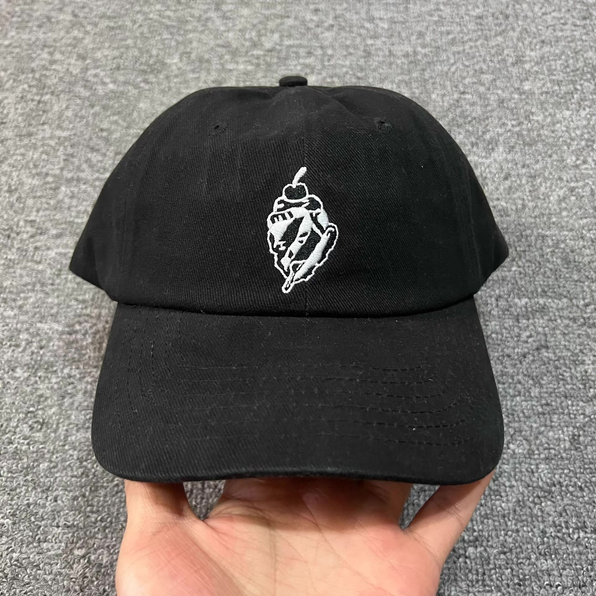 Billionaire Boys Club BBC ICECREAM Face Ice Cream Curved Brim Baseball Cap。 Q7 Size ONE SIZE - 1 Thumbnail