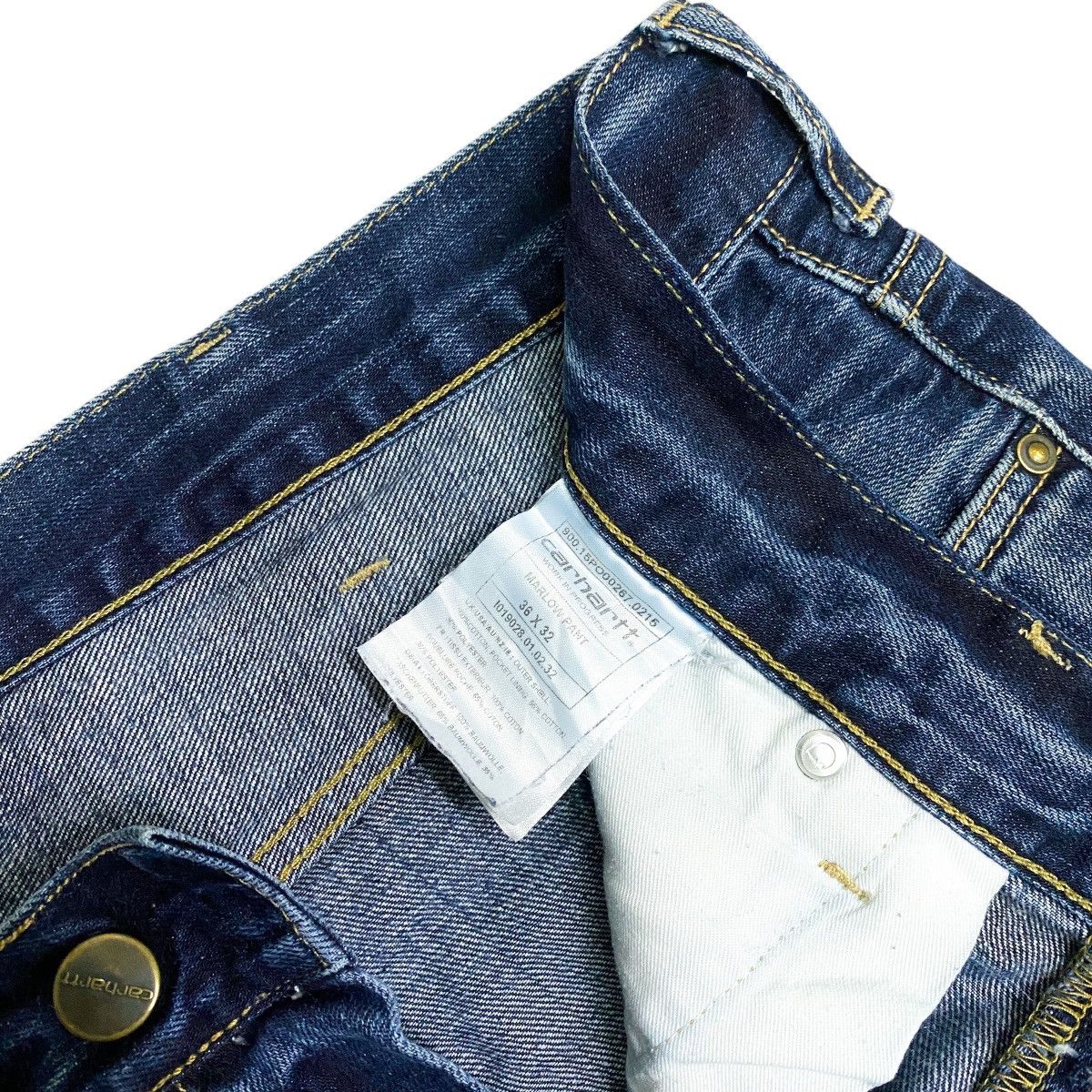 Carhartt × Vintage Carhartt WIP Marlow Pant Jean Size US 34 / EU 50 - 10 Thumbnail