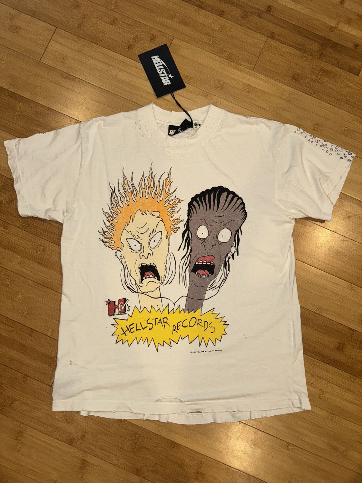 HELLSTAR Hellstar HTV Tee - Size Small 100% Authentic Size US S / EU 44-46 / 1 - 1 Thumbnail