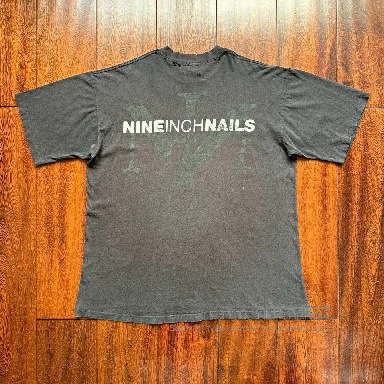 Vintage 90's Nine Inch Nails shirt Broken Bruised Forgotten Spore