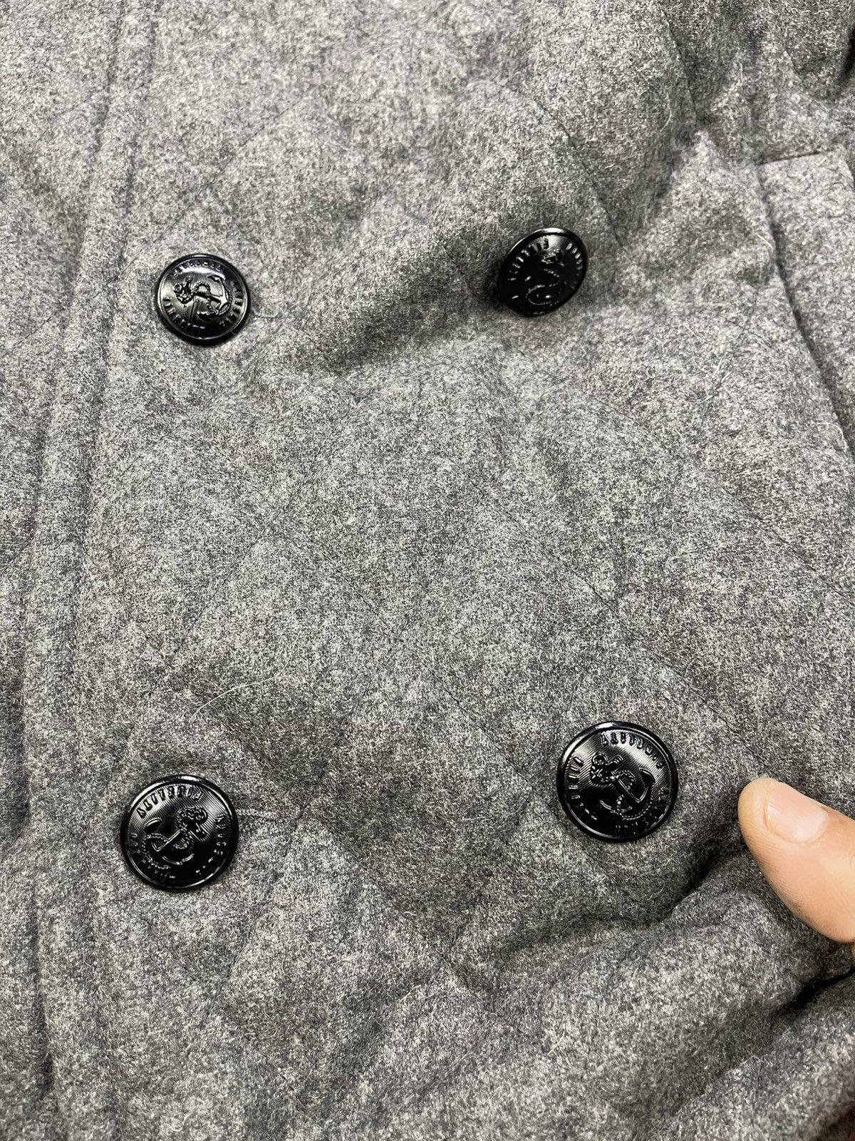 Fidelity Fidelity Shawl Lapel Quilted Issue Peacoat Size US S / EU 44-46 / 1 - 11 Thumbnail
