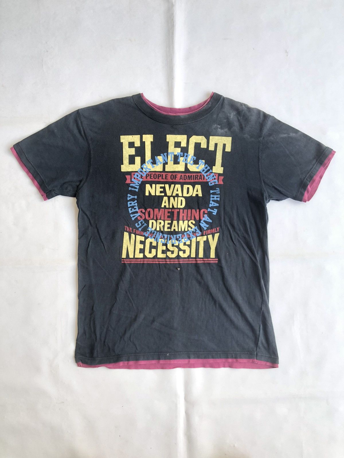 Hysteric Glamour Japasene Poem Double Layer Sun Faded Rock Punk Style Size US M / EU 48-50 / 2 - 1 Thumbnail