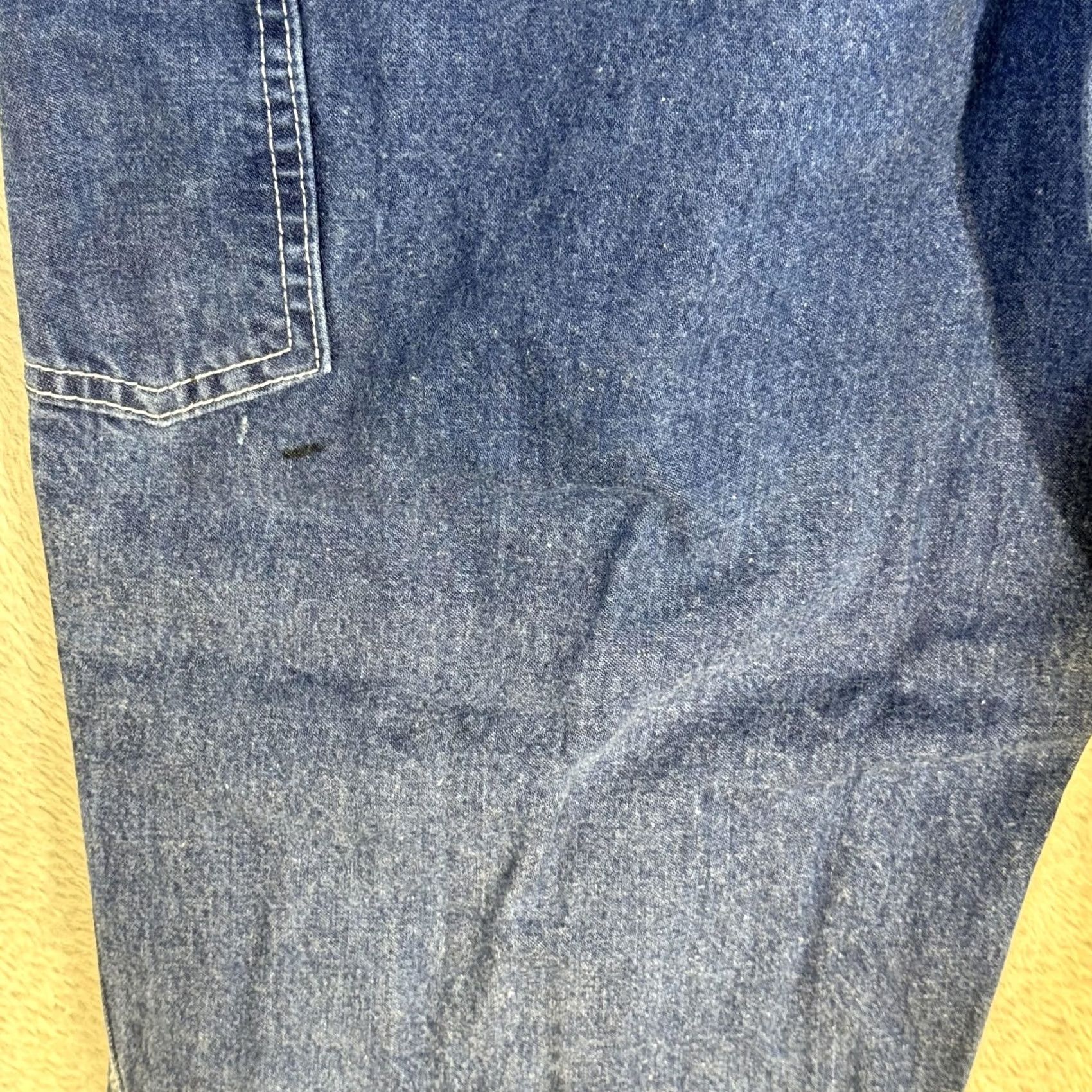 Carhartt VINTAGE Carhartt FR Jeans Mens 40x30 Blue Flame-Resistant Denim Carpenter Workwear Jeans Mens Size US 40 / EU 56 - 4 Thumbnail