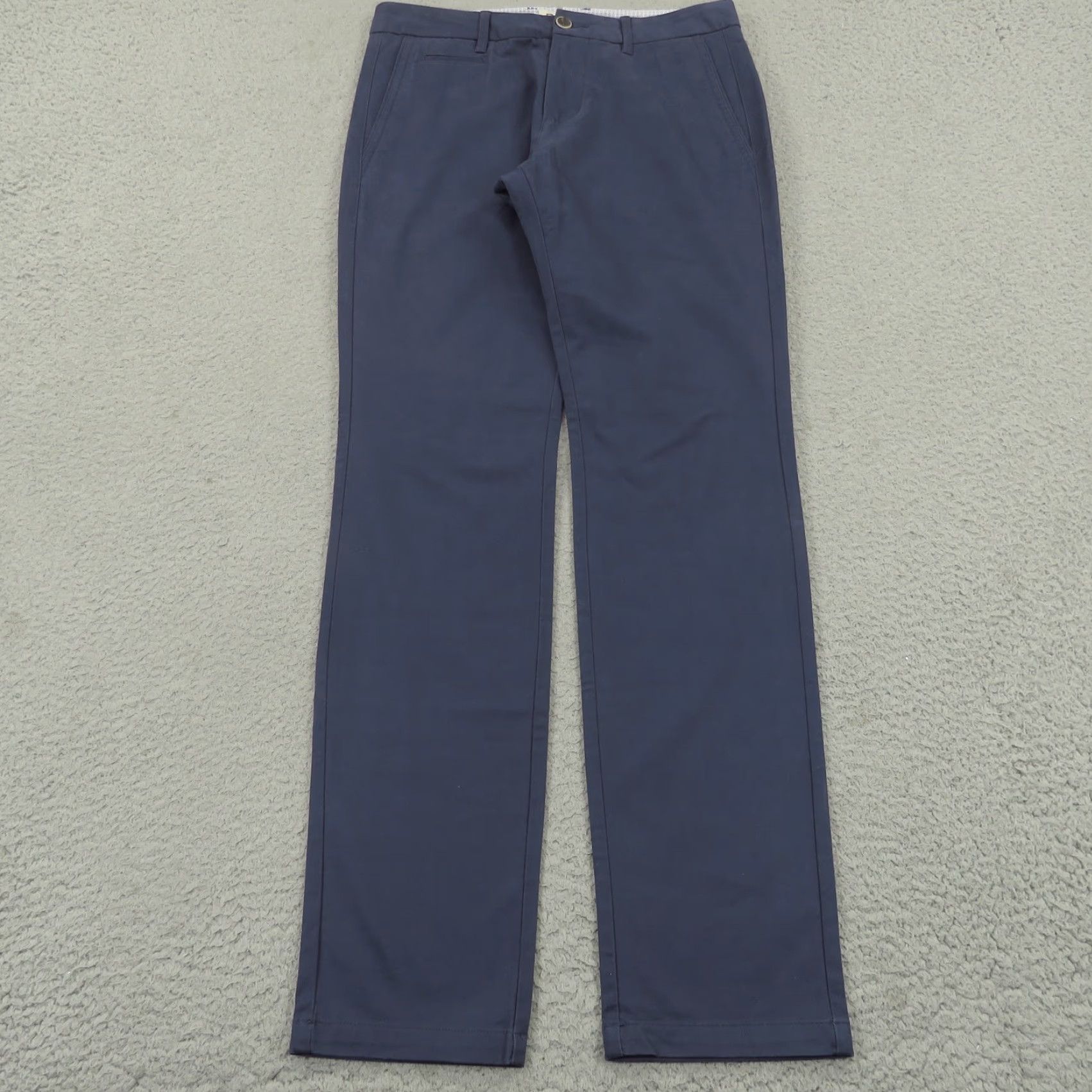 Vintage Perk Mens Pants 29x32 Blue Slim Fit Chinos Casual Pockets Cotton Spandex Stretch Size US 29 - 2 Thumbnail