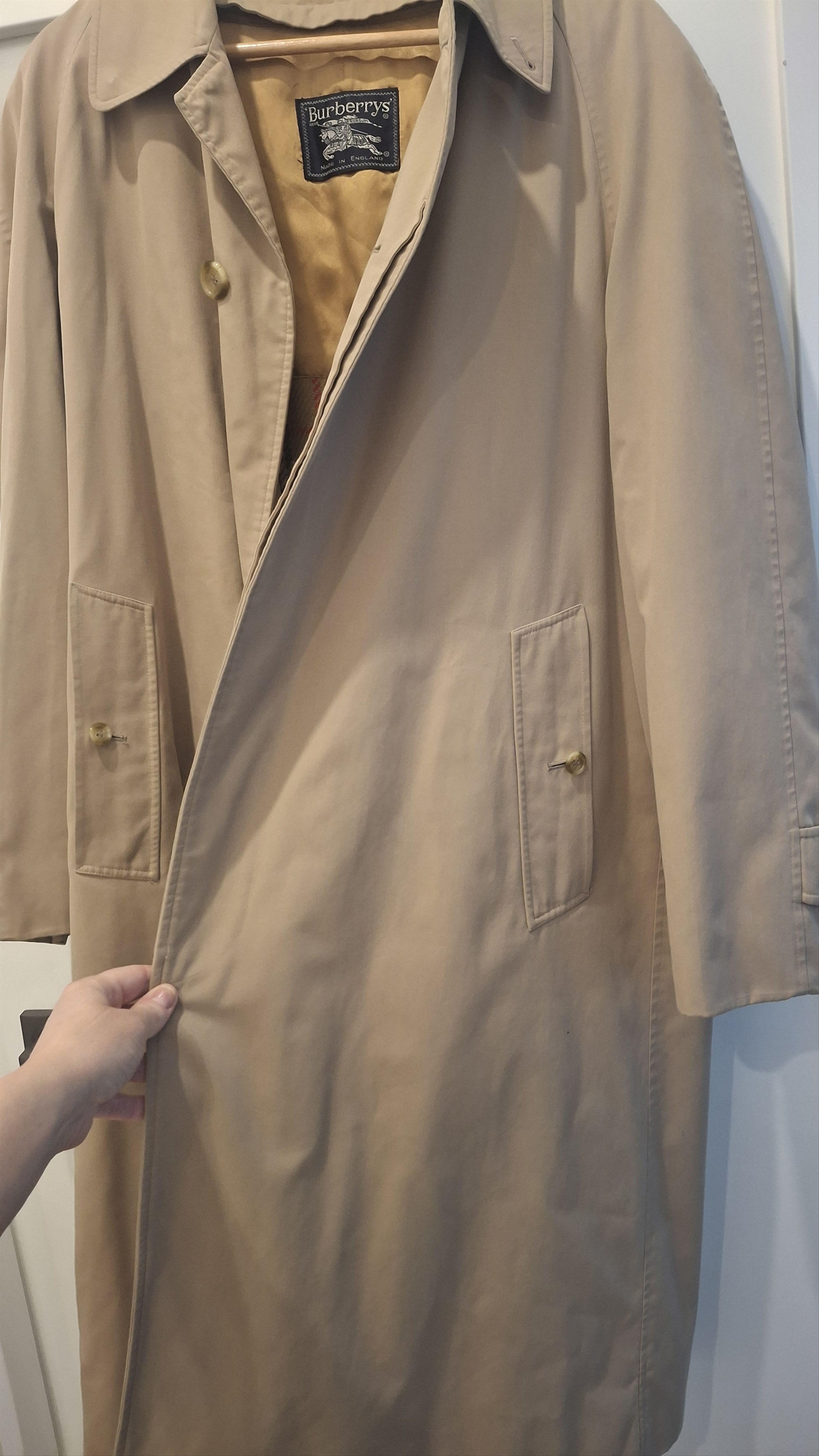 Burberry Vintage Burberrys Nova Check Trench Coat Beige Size US M / EU 48-50 / 2 - 5 Thumbnail