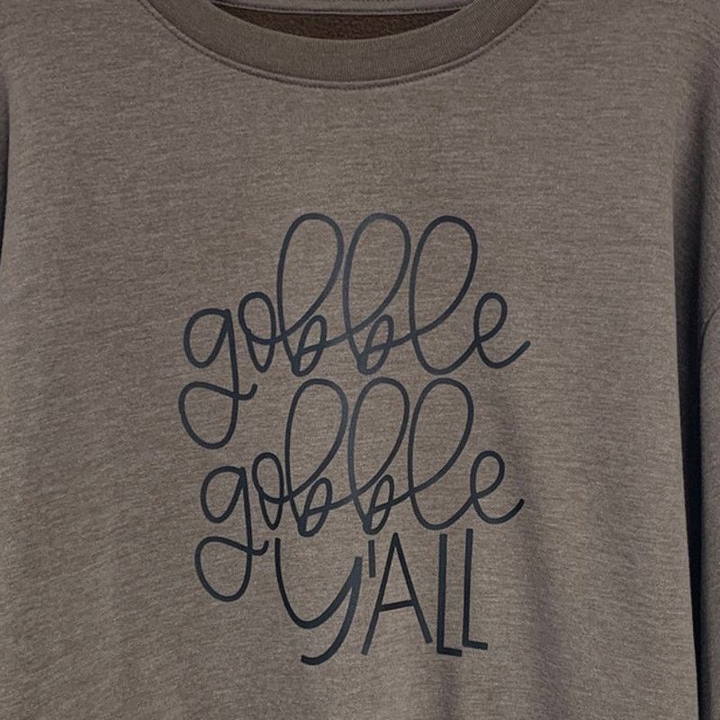 American Eagle Outfitters New Hand Printed Mens Med Brown Fall Long Sleeve Sweatshirt Size US M / EU 48-50 / 2 - 2 Thumbnail