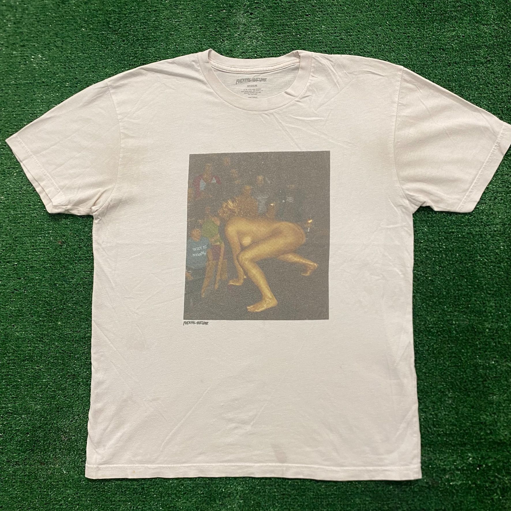 Vintage Essential Fucking Awesome Tour Naked XXX Skater T-Shirt | Grailed