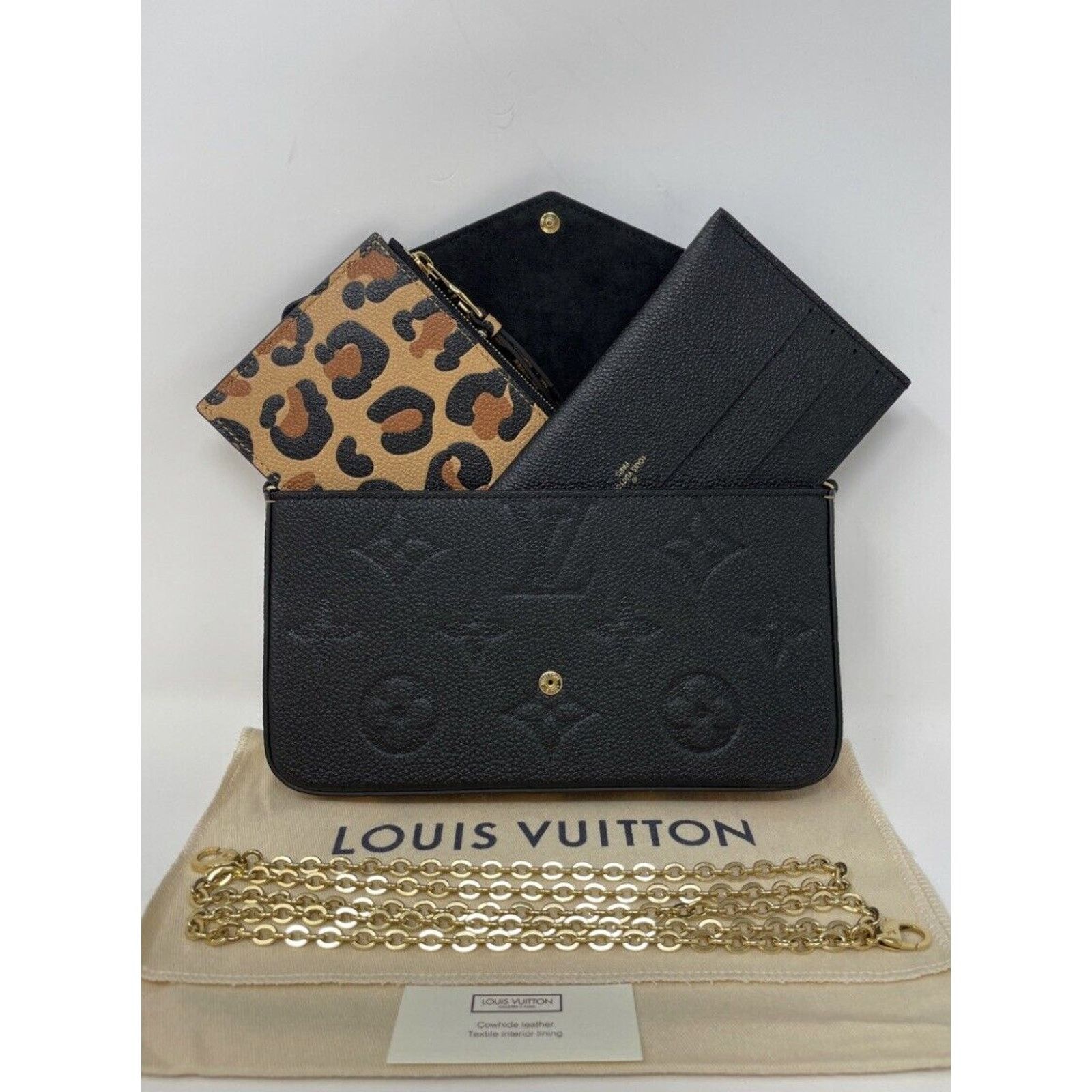 Louis Vuitton Louis Vuitton Pochette Felicie Wild At Heart Jungle Leopard Size ONE SIZE - 4 Thumbnail