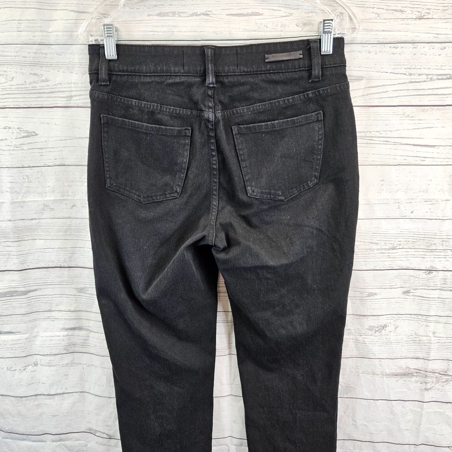 Soft Surroundings Soft Surroundings Jeans Shirt? Actually: Soft Surroundings Womens Ankle Jeans PS Petite Black Mid Rise Denim 27.5in inseam Women XS? Size 28" / US 6 / IT 42 - 4 Thumbnail