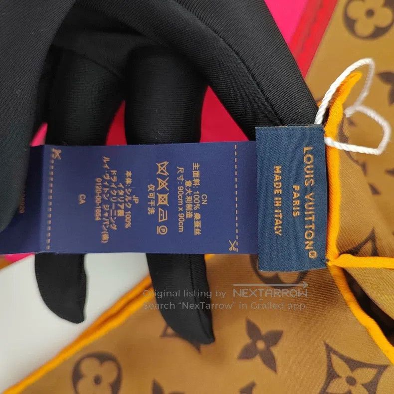 Louis Vuitton Louis Vuitton Presbyopic silk square scarf Size ONE SIZE - 6 Thumbnail