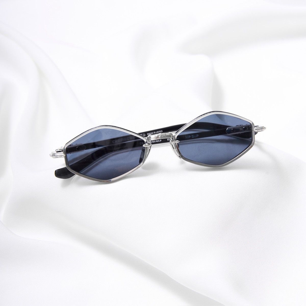 Chrome Hearts CHROME HEARTS NIP SLIP BRUSHED ALLOY/BLACK-BLACK-PLASTIC SUNGLASSES Size ONE SIZE - 6 Thumbnail