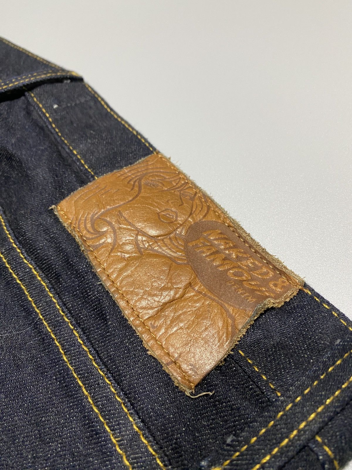 Naked & Famous Super Guy Deep Indigo Stretch Selvedge Jeans Size US 34 / EU 50 - 10 Thumbnail