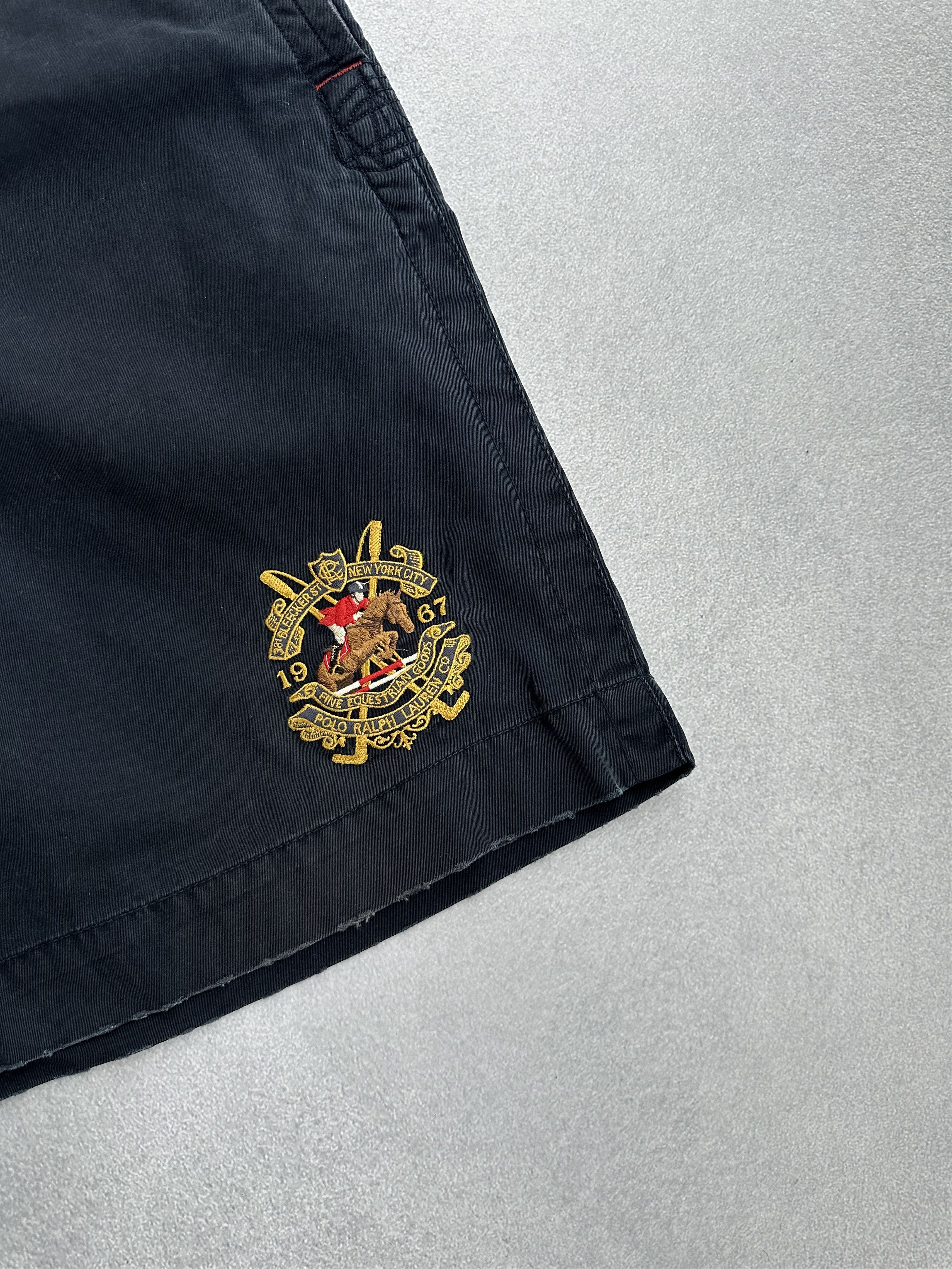 Polo Ralph Lauren × Vintage Vintage Polo Ralph Lauren Mercer Club Navy Shorts Size US 32 / EU 48 - 4 Thumbnail