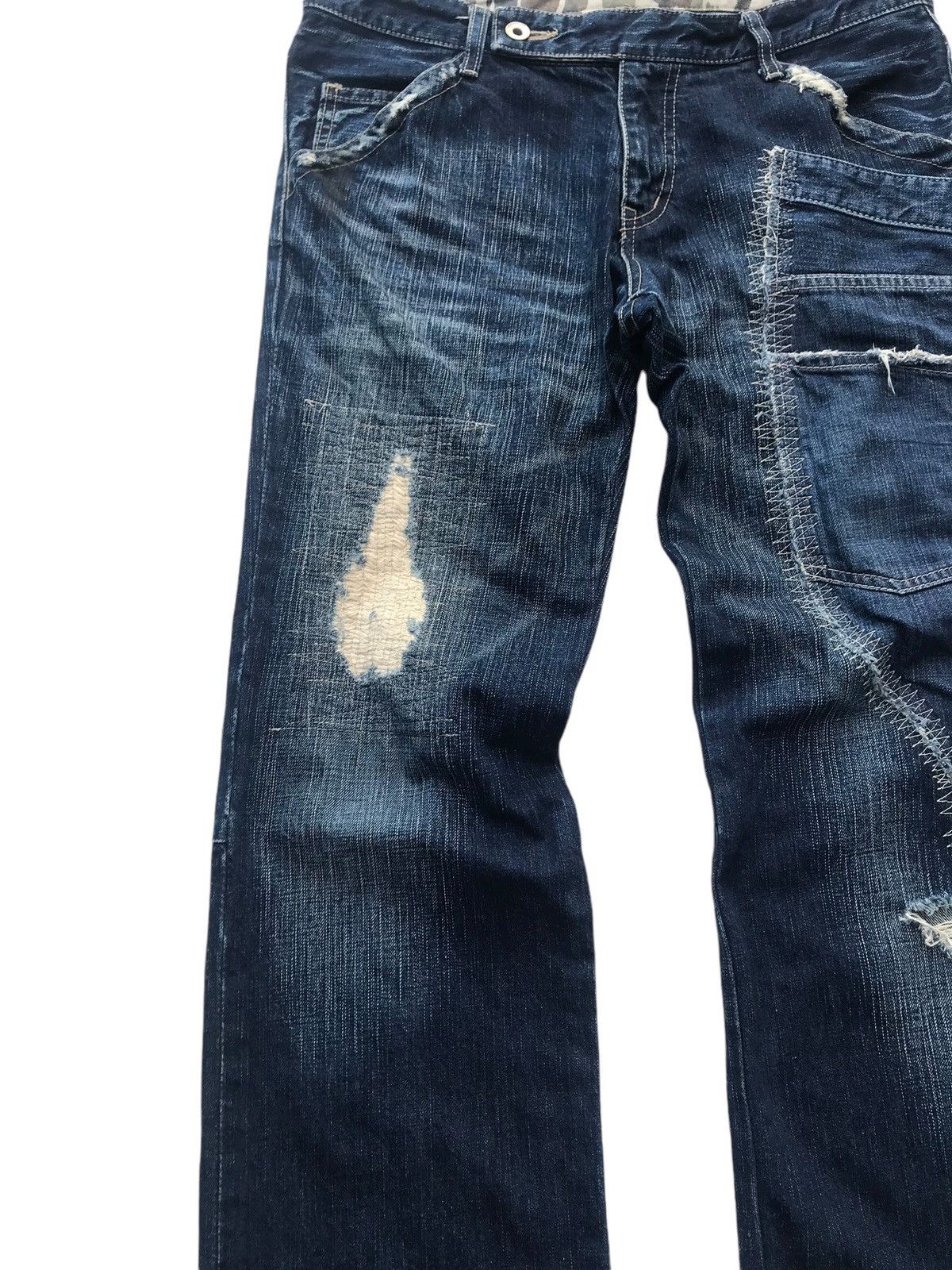 ABAHOUSE Rare Abahouse Japan Distressed Streetwear Denim Pants Size US 33 - 5 Thumbnail