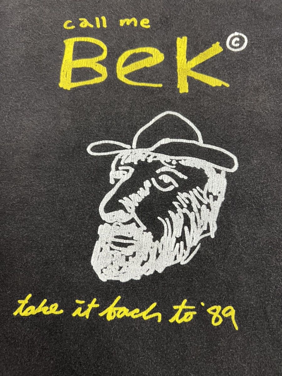 Band Tees × Vintage Vintage 80’s Call Me Bek Band Tees Tshirt Size US L / EU 52-54 / 3 - 3 Thumbnail