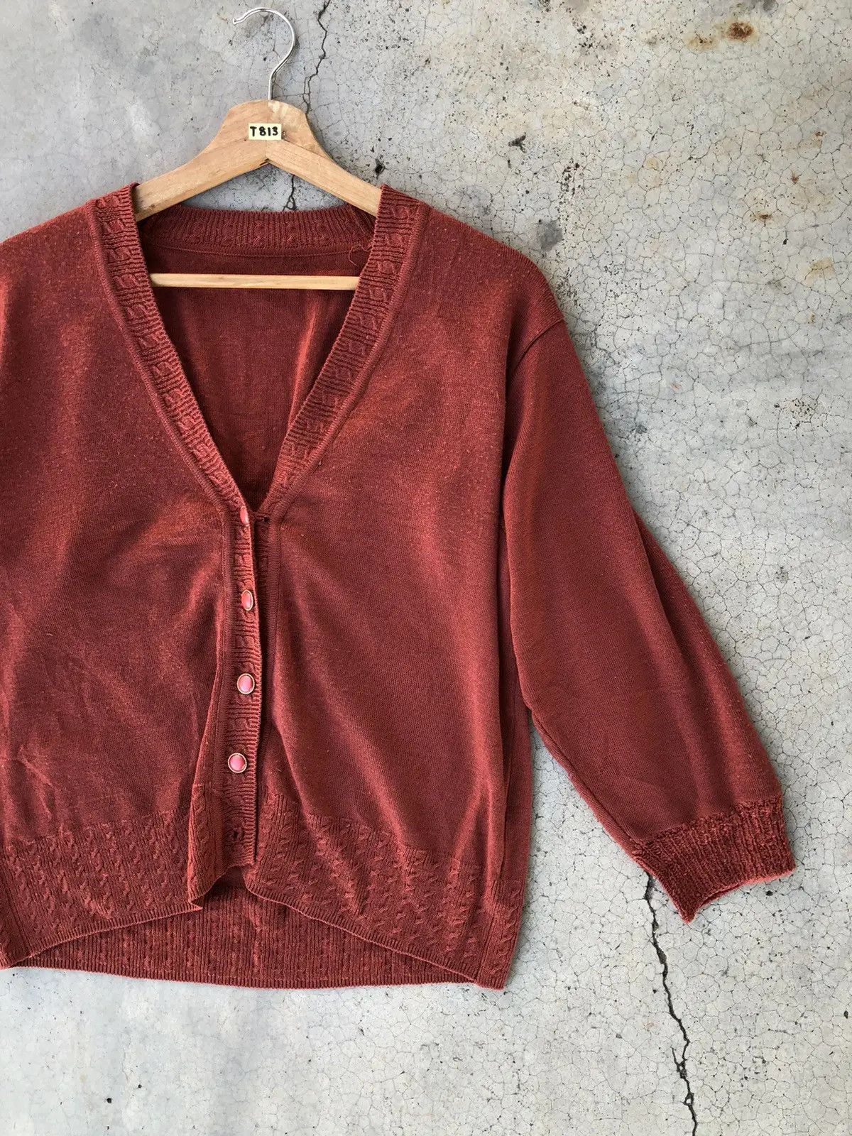 Homespun Knitwear Vintage Japanesebrand Cardigan Nice Design Size US M / EU 48-50 / 2 - 2 Thumbnail