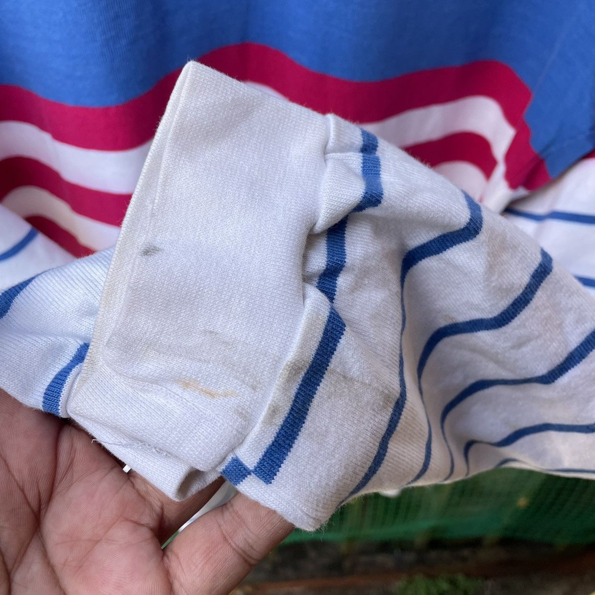 Vintage 🔥Vintage 90s Sea Palms By Hartwell Stripes Polo Rugby Shirts Size US L / EU 52-54 / 3 - 8 Thumbnail