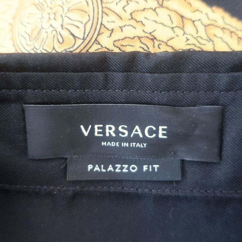 Versace Versace Palazzo Fit Maschera Baroque Shirt Black/Gold Sz 40 Size US XXS / EU 40 - 7 Thumbnail