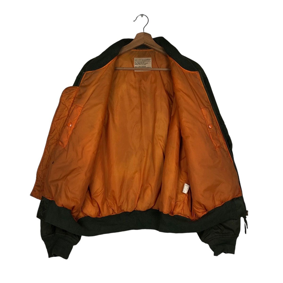 Japanese Brand 📌Vintage Fly Bomber Jacket Biker Military Collections Size US L / EU 52-54 / 3 - 14 Thumbnail