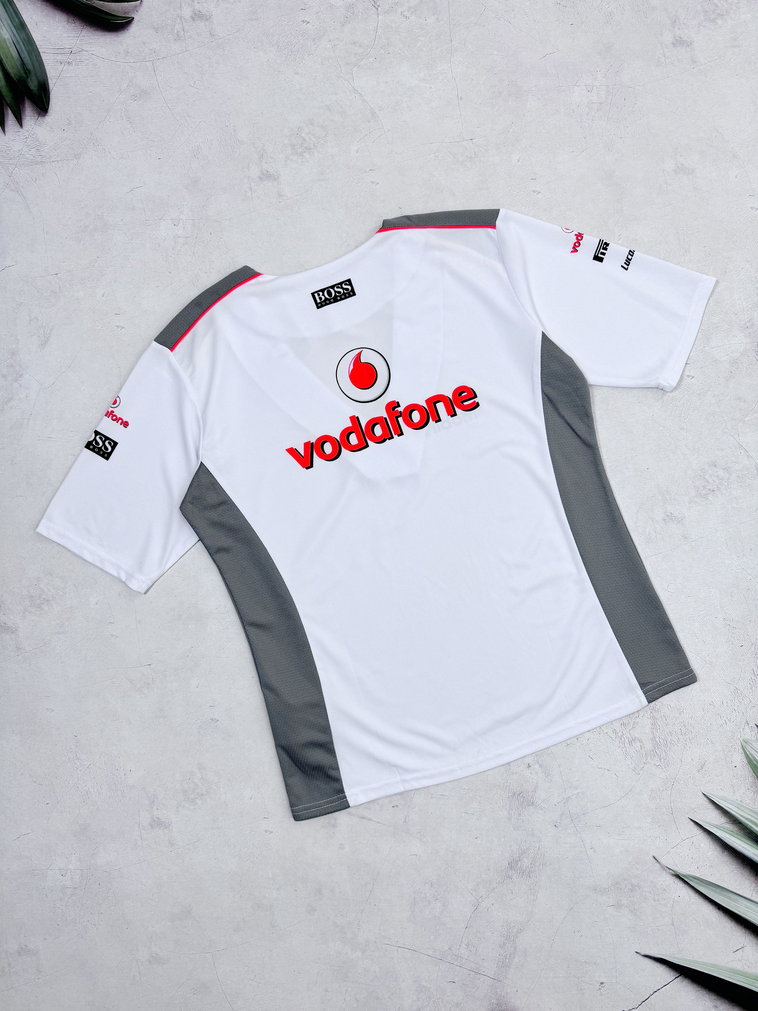 Formula 1 × Mercedes-Benz McLaren Mercedes F1 Team T-Shirt Vodafone Pirelli Boss Size L / US 10 / IT 46 - 17 Thumbnail
