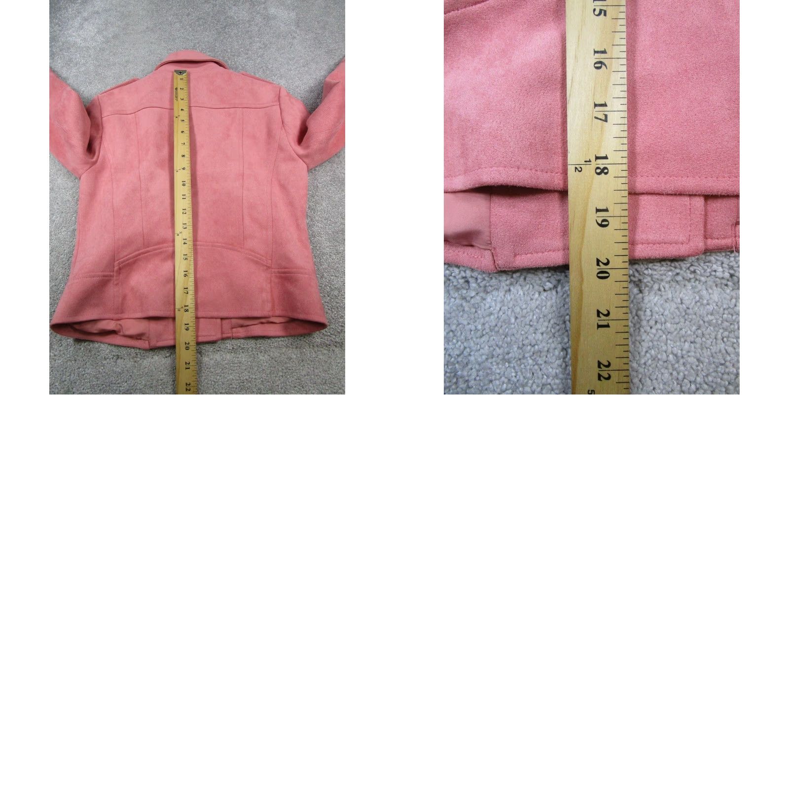 BB Dakota BB Dakota X Steve Madden Jacket Womens XS Pink Faux Suede Full Zip Jacket Motorcycle Style Size XS / US 0-2 / IT 36-38 - 8 Thumbnail