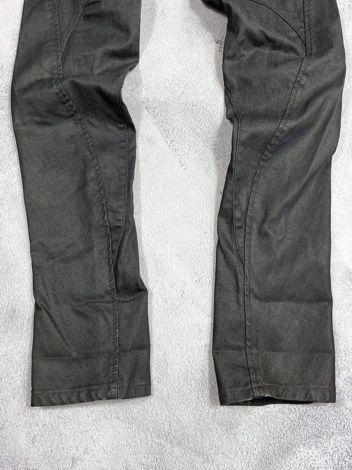 Vintage Vintage Y2K Japanese tapered low rise jeans waxed style 27 Size 27" / US 4 / IT 40 - 4 Thumbnail