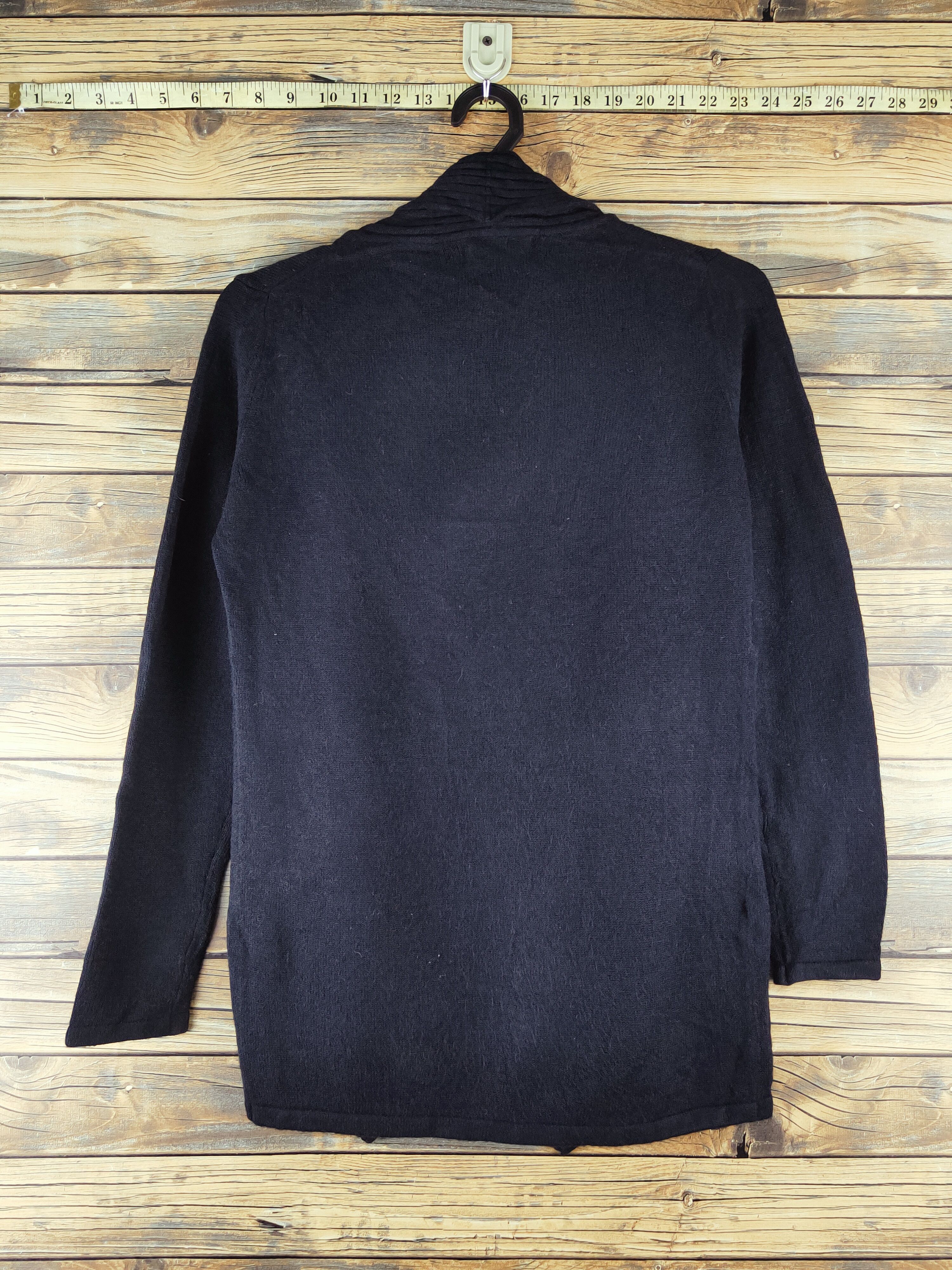 Homespun Knitwear × Japanese Brand G2fix Black Knitwear Cardigan #W1171 Size S / US 4 / IT 40 - 7 Thumbnail