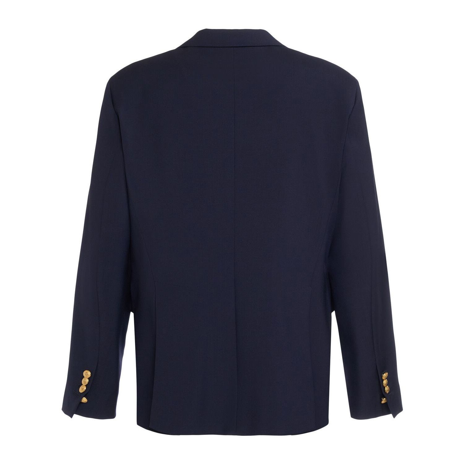 Dsquared2 DSQUARED2 Navy Relaxed Wool Blazer Jacket New & Authentic (M Size US XXL / EU 58 / 5 - 2 Thumbnail