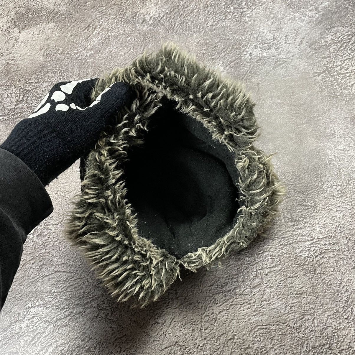 Vintage Vintage 90s Mohair Wool Knit Beanie Ushanka Hat Black OS Size ONE SIZE - 4 Thumbnail