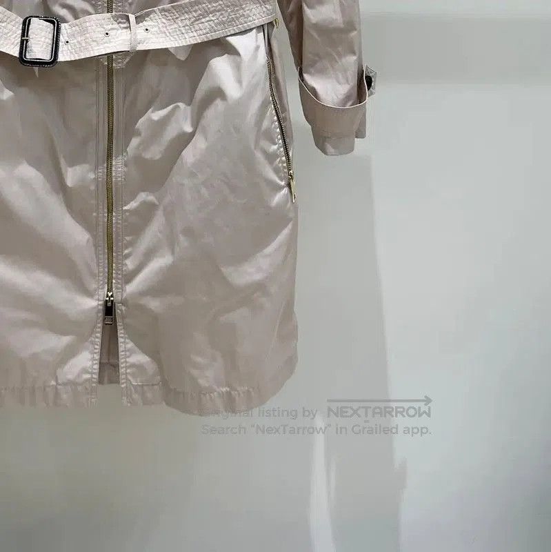 Burberry Burberry Pink Polyester Women's Trench Coat. Size M / US 6-8 / IT 42-44 - 4 Thumbnail
