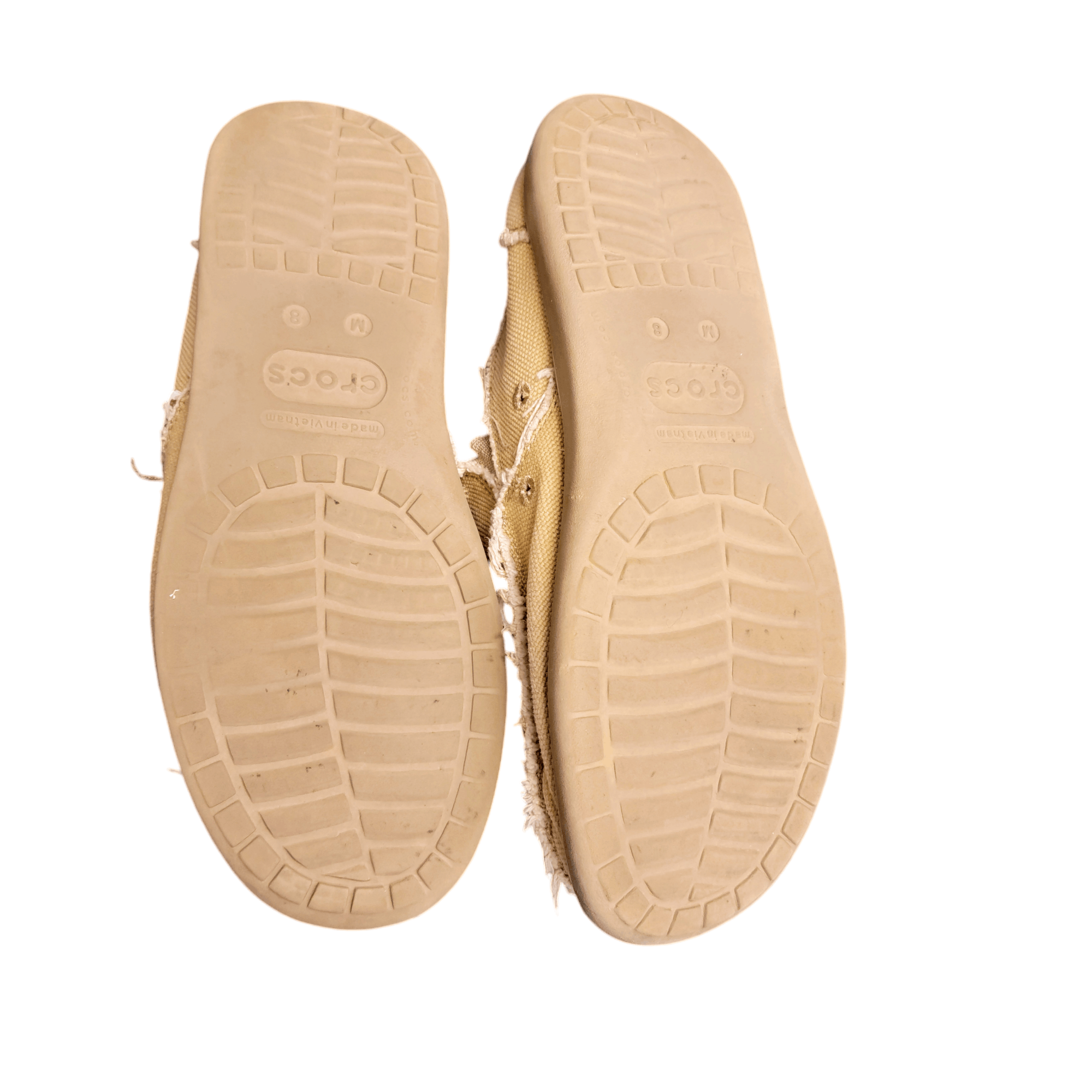 Crocs Crocs 10128 Santa Cruz Slip On Shoes Loafers Canvas Khaki Size US 8 / EU 41 - 11 Thumbnail