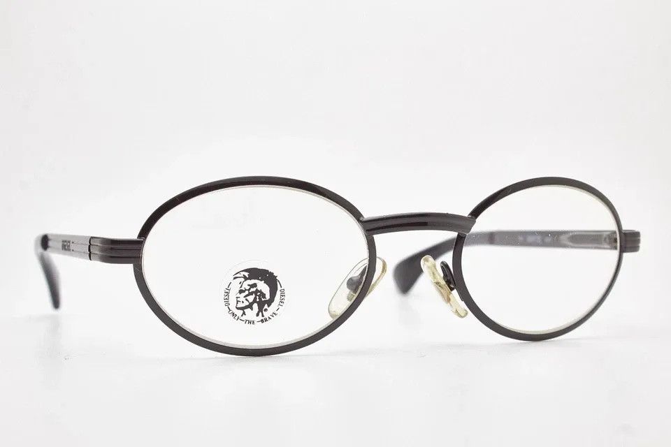 Diesel DIESEL Slim Black Oval Shades Retro IG Flex Size ONE SIZE - 3 Thumbnail