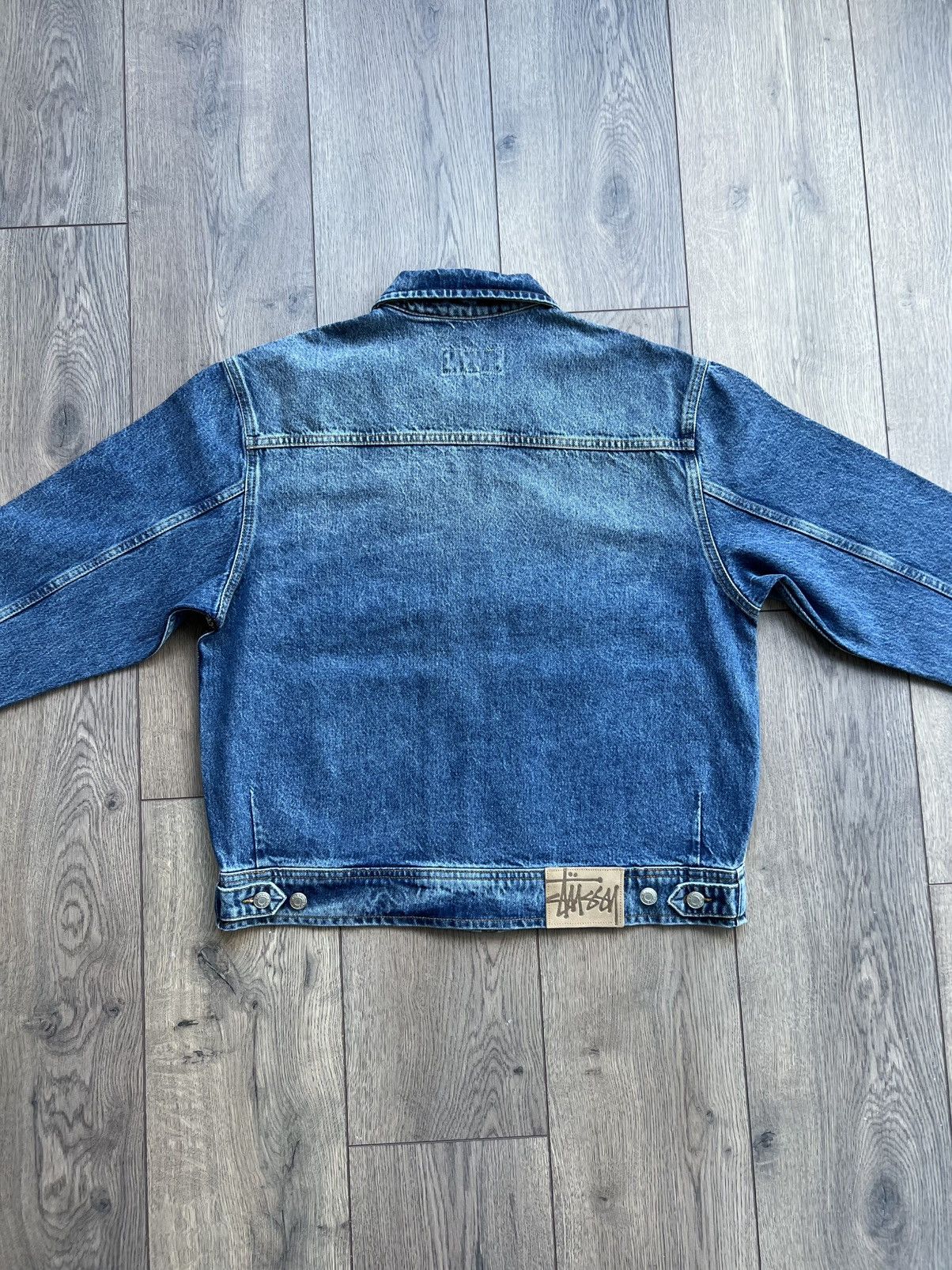Stussy *UNRELEASED SAMPLE* Stussy Denim Zip Work Jacket Size US M / EU 48-50 / 2 - 3 Thumbnail