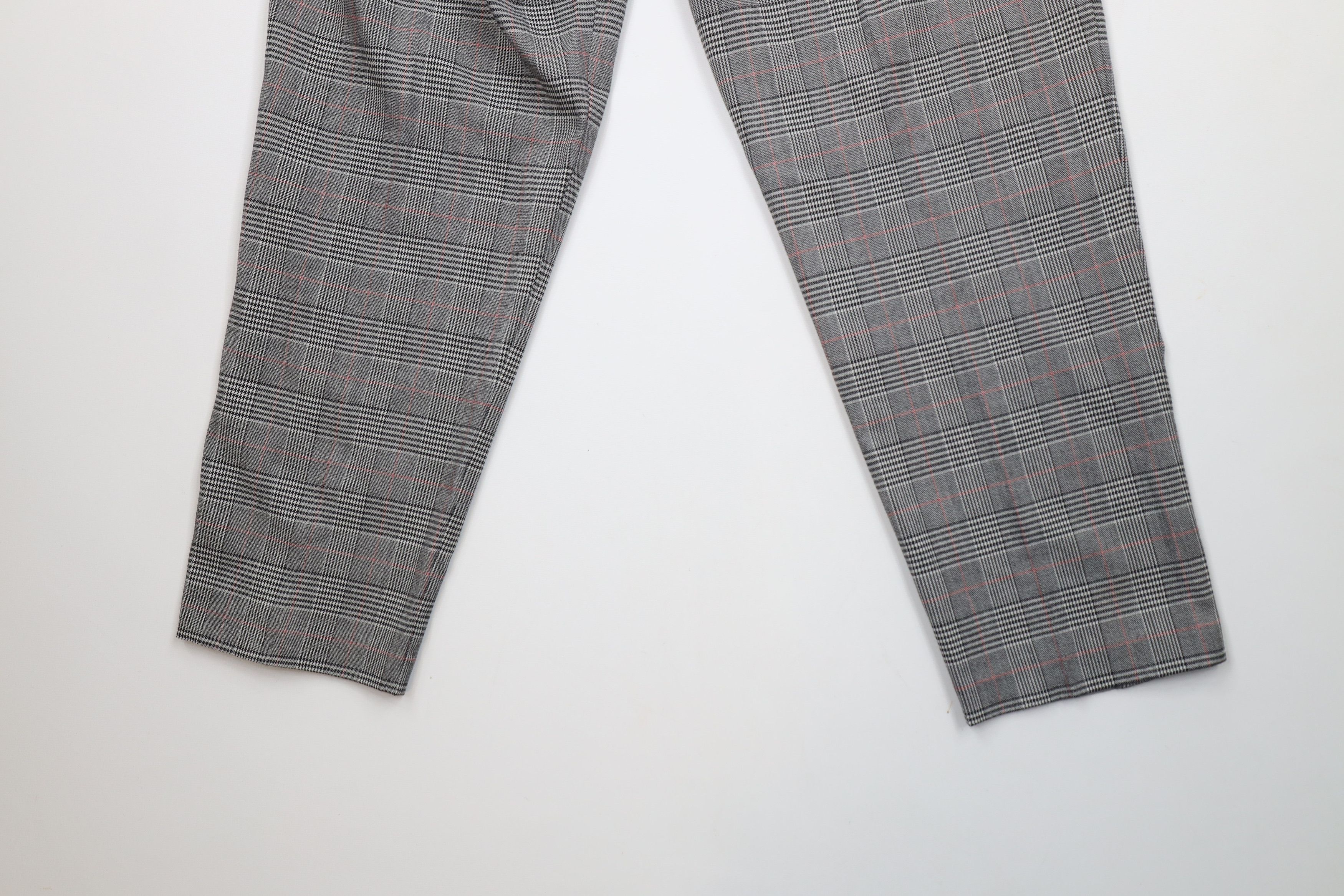 Vintage Vintage 90s Streetwear Tapered Leg Flannel Pants Houndstooth Size 38" / US 16 / IT 52 - 11 Thumbnail