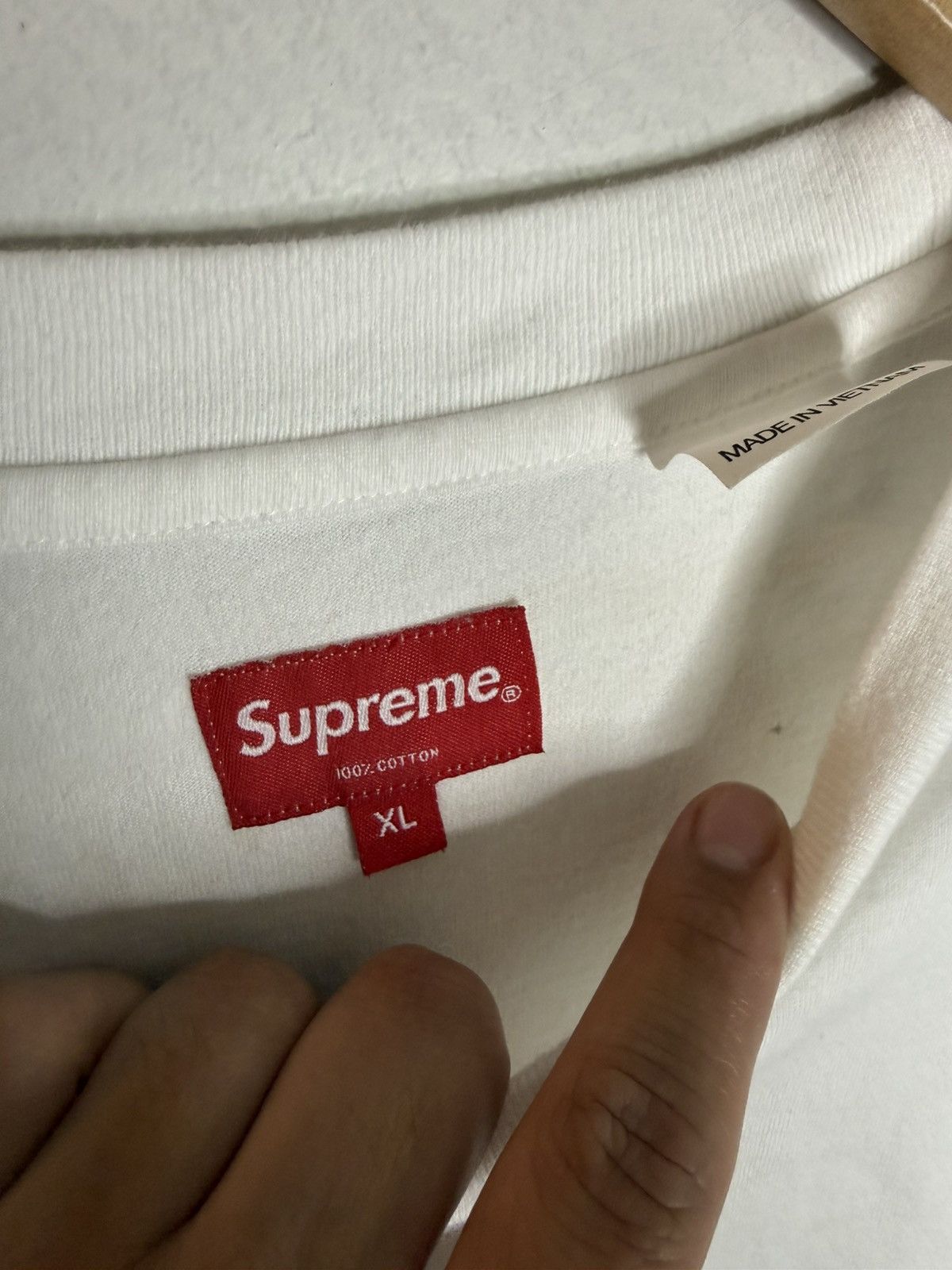 Supreme Supreme Small Box Logo Long Sleeve Tee White Size XL Size US XL / EU 56 / 4 - 3 Thumbnail