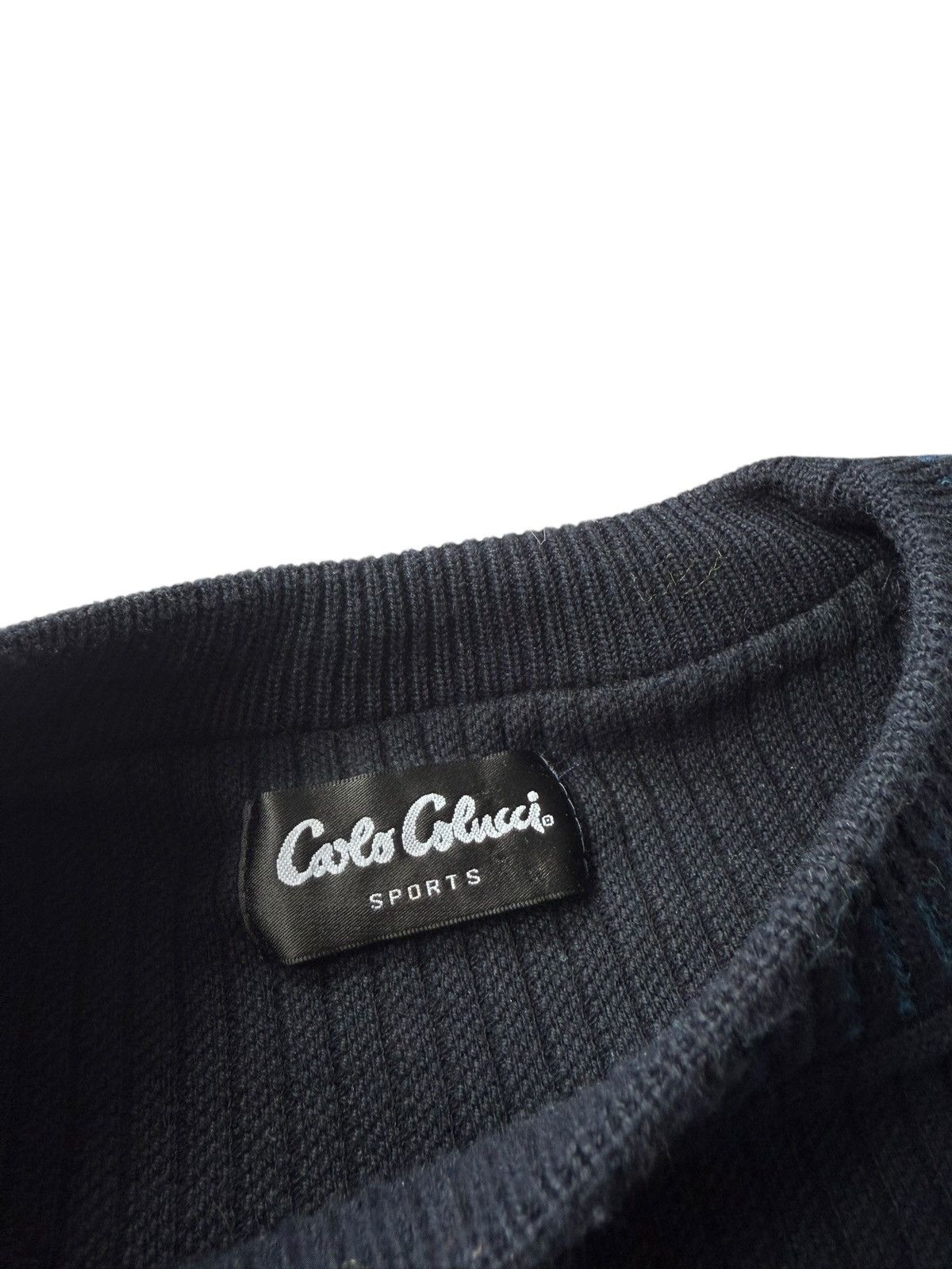 Carlo Colucci Mens CARLO COLUCCI Jumper colors Wool Pullover Sweater Size US XL / EU 56 / 4 - 3 Thumbnail